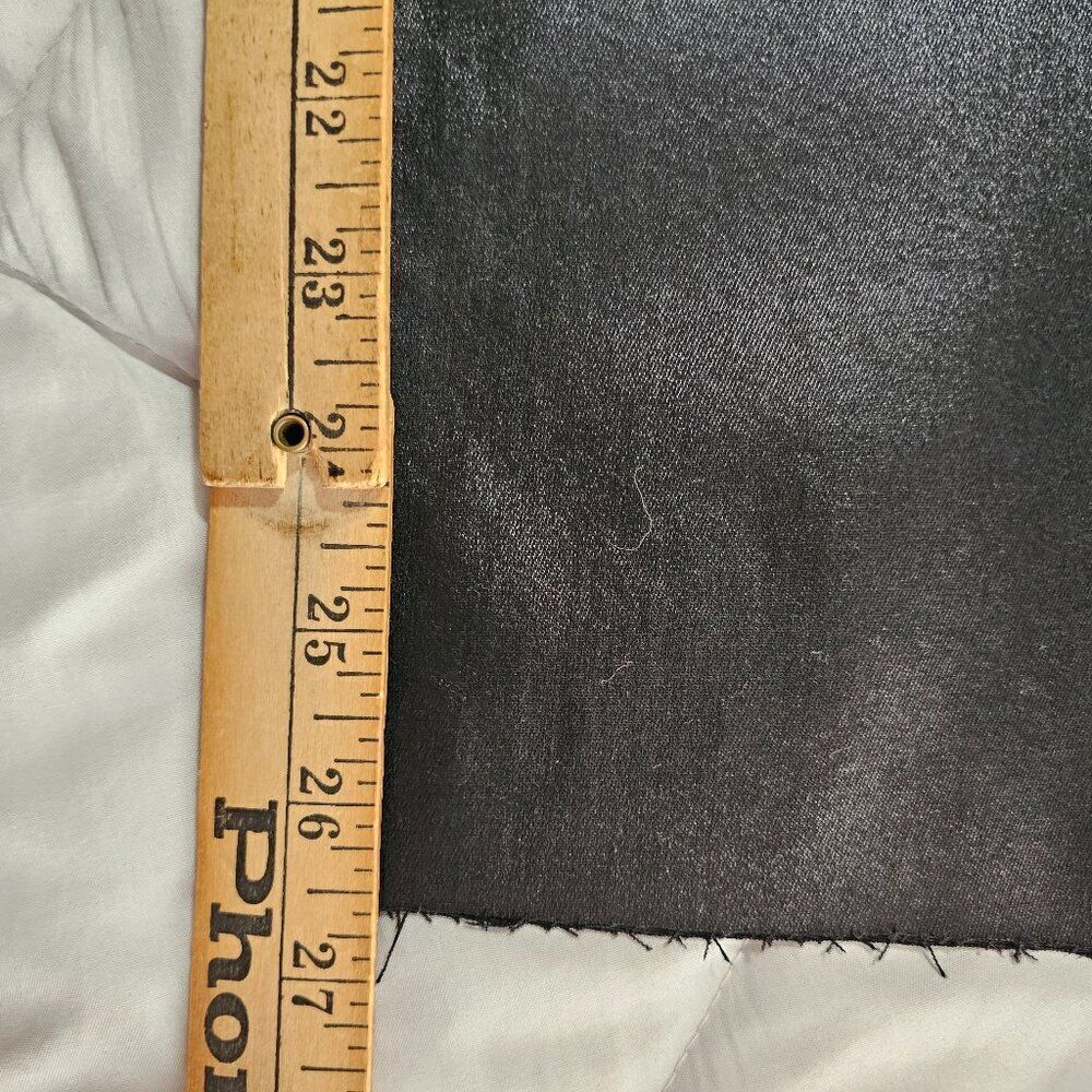 NWT EXPRESS BLACK MODERN STRAIGHT HIGH RISE LEATHER LOOK PANTS SIZE 12 SHORT - Picture 16 of 16